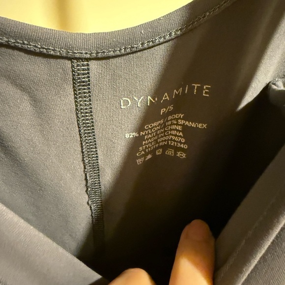 Dynamite Charcoal Kids One Piece - Picture 2 of 4